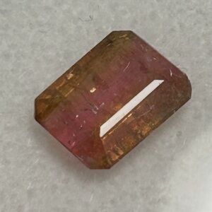 2.22 ct Natural Unheated watermelon Tourmaline Gemstone w/ tags